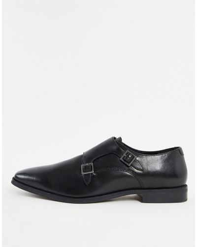 Red Tape Monk Shoes - Black