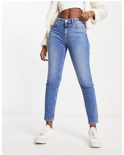 New Look Jeans con gamba slim lavaggio medio autentico - Blu