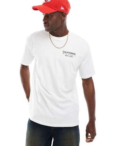 New Look Cali Fnb T Shirt - White