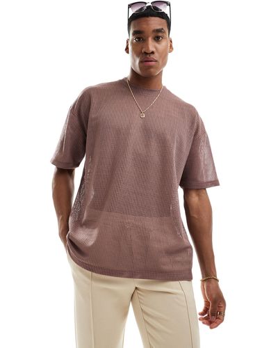 ASOS Oversized T-shirt - Brown