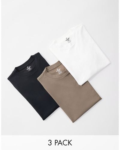 Hollister – 3er-pack t-shirts - Mehrfarbig