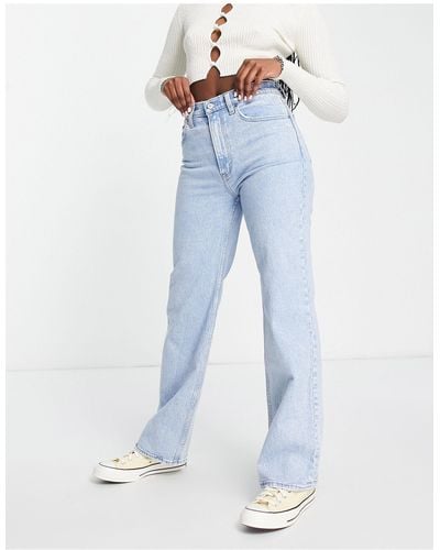 Abercrombie & Fitch Jaren 90 Ruimvallende Jeans - Blauw