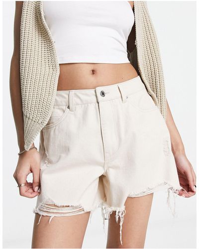 Vero Moda Denim Shorts - Natural