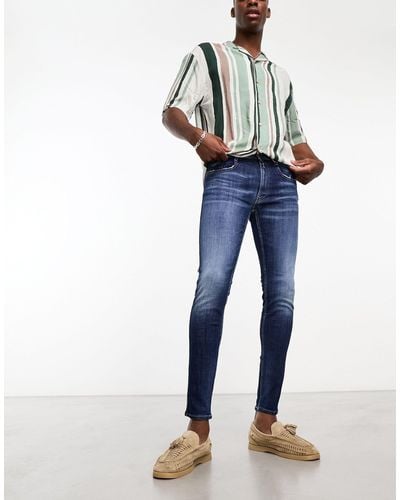 Replay Skinny Fit Jeans - Blue