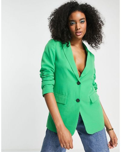 Vila Tailored Suit Blazer - Green