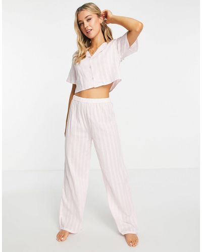 Loungeable Pijama color - Blanco
