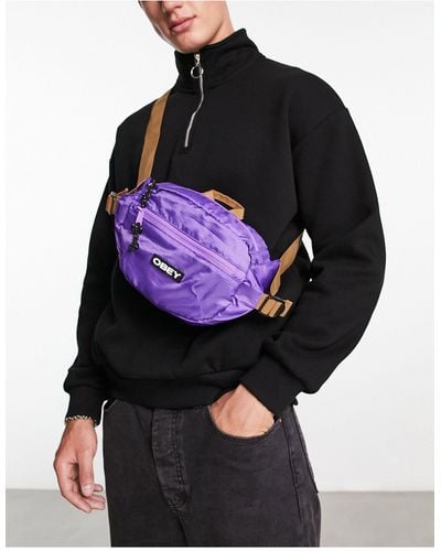 Obey Commuter Bum Bag - Purple
