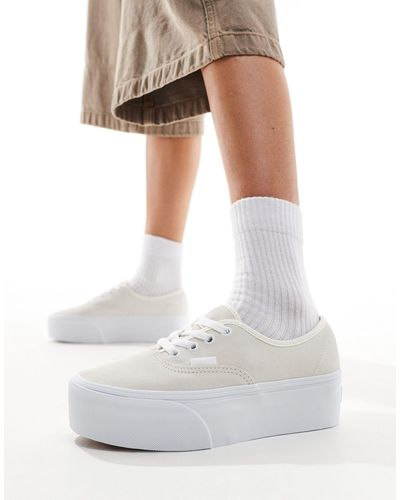 Vans Authentic - stackform - sneakers sporco - Bianco