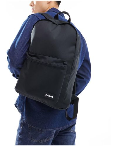 French Connection Fcuk Logo Backpack - Blue