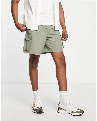 New Look Relaxed Fit Short With Pockets - Green