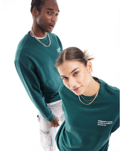 Collusion Unisex - sweat à logo - Vert