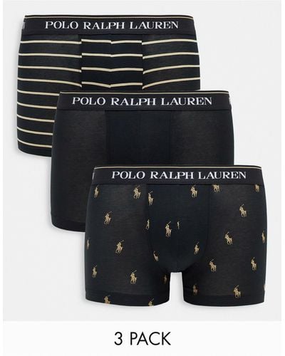 Polo Ralph Lauren Exclusives - Set Van 3 Boxershorts - Zwart