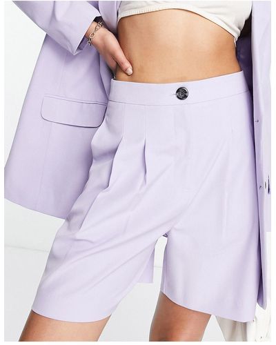 ASOS Mix & Match Suit Shorts - Purple