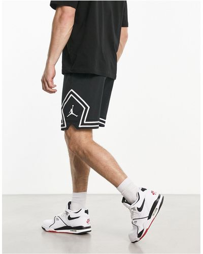 Nike – diamond – netzstoff-shorts - Schwarz