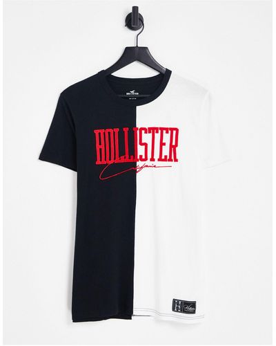 Hollister T-shirt Met Varsity-logo En Kleurvlakken - Meerkleurig