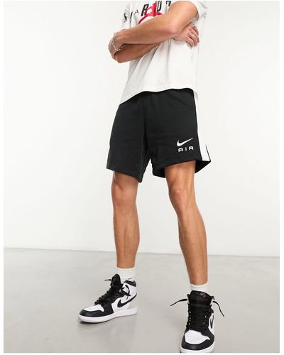 Nike Pantalones cortos s con logo swoosh air - Negro