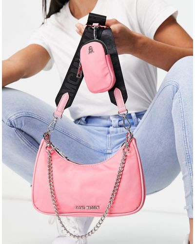 Steve Madden Bvital Cross-body With Chain Strap - Pink