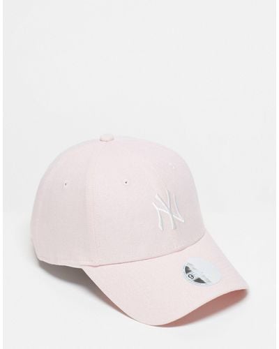 KTZ New York Yankees Linen 9forty Cap - Pink