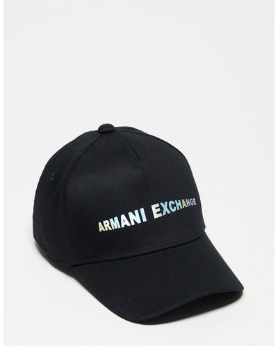 Armani Exchange – baseballkappe - Schwarz