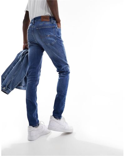Tommy Hilfiger – simon – enge jeans - Blau