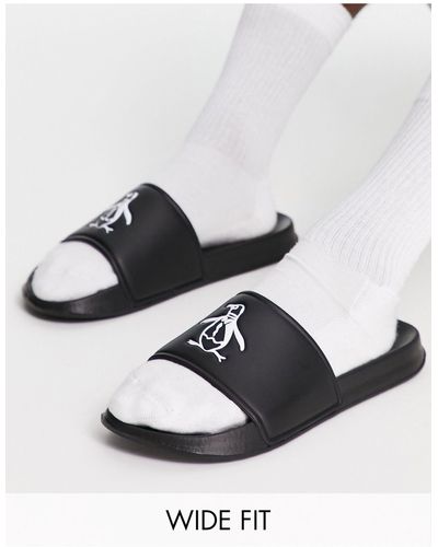Original Penguin Slippers for Men, Waffle-Knit Clog Slipper, Men's Size 7  to 14, Grey, 7-8 : Amazon.sg: Fashion