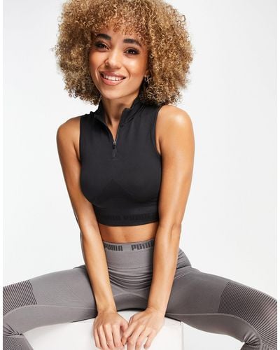 Puma evoknit deals seamless crop top