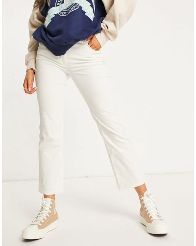 & Other Stories Cord Wide Leg Trousers - White