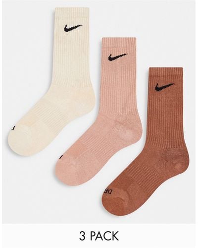 Nike – unisex cush – socken im 3er-pack - Weiß