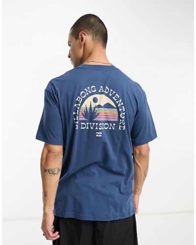 Billabong T-shirt avec motif lever - Bleu