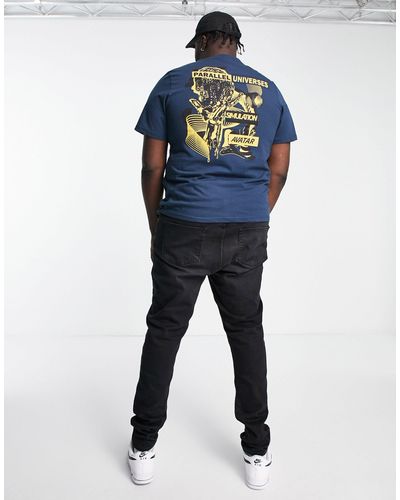 Bolongaro Trevor Plus - t-shirt imprimé au dos - Bleu