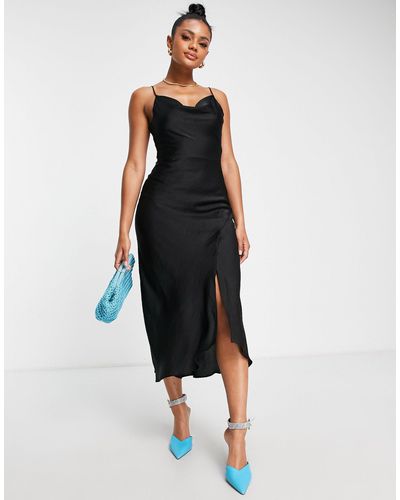 Trendyol Midi Cami Dress - Black