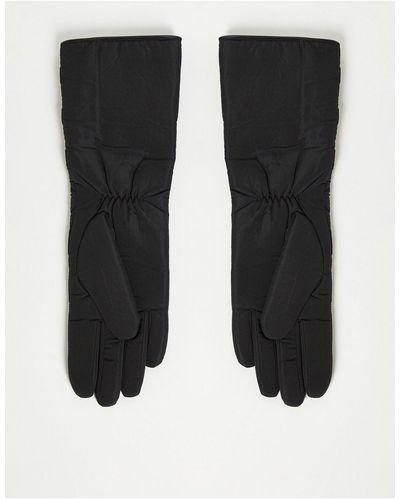 ASOS Lange Gewatteerde Handschoenen - Zwart