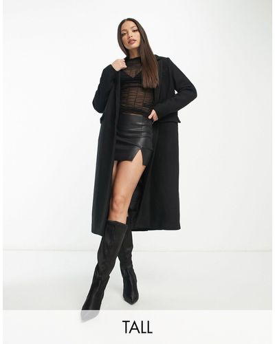Vero Moda Oversized Formal Coat - Black