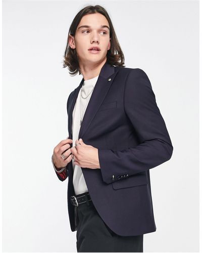 Twisted Tailor Buscot Suit Jacket - Blue