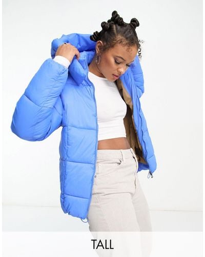 ONLY Hooded Padded Jacket - Blue