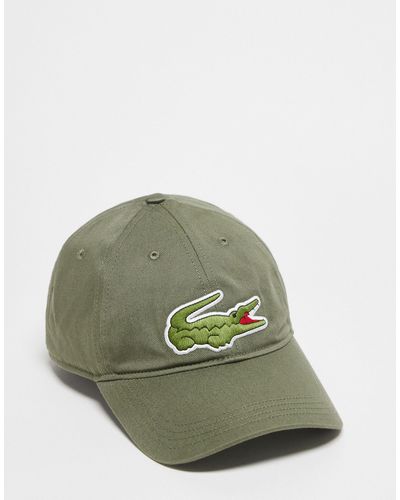 Lacoste Cappellino verde con logo