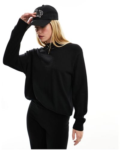 Mango Lightweight Co-ord Sweater - Black