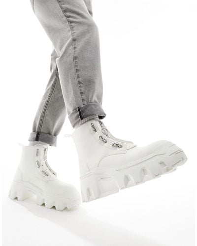 ASOS Chunky Boots - White