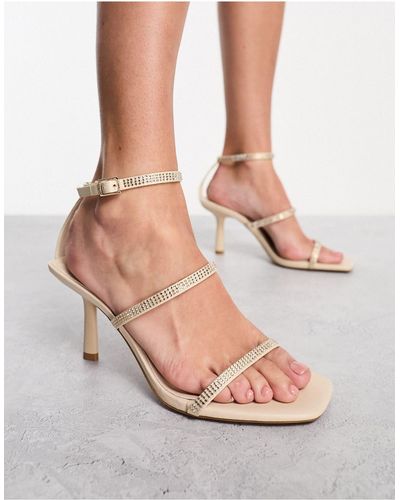 Stradivarius sandali con tacco sale