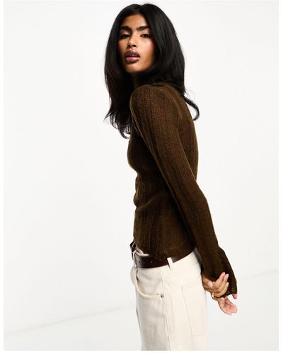 ASOS Knitted Jumper - Brown