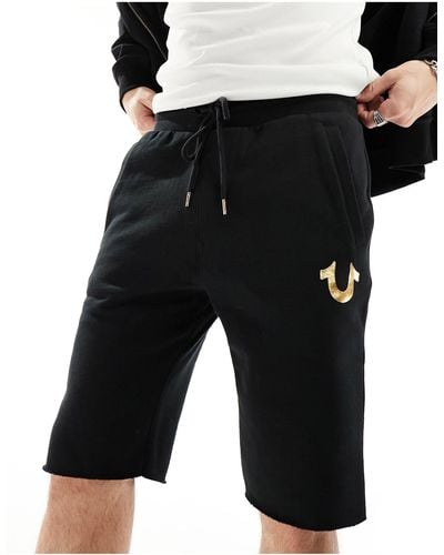 True Religion Jersey Shorts - Black