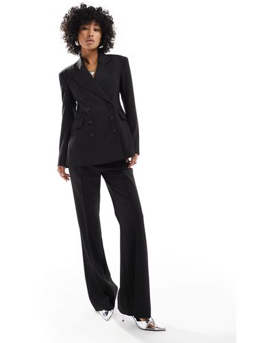 AllSaints Sevenh Power Suit Trousers - Black