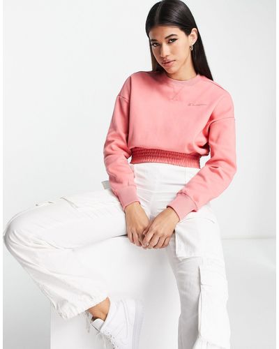 Champion – kurzes sweatshirt - Pink