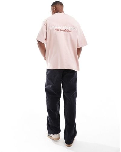 Bershka – t-shirt - Pink