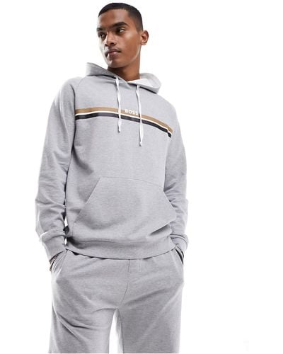 BOSS Co-ord Authentic Hoodie - Grey