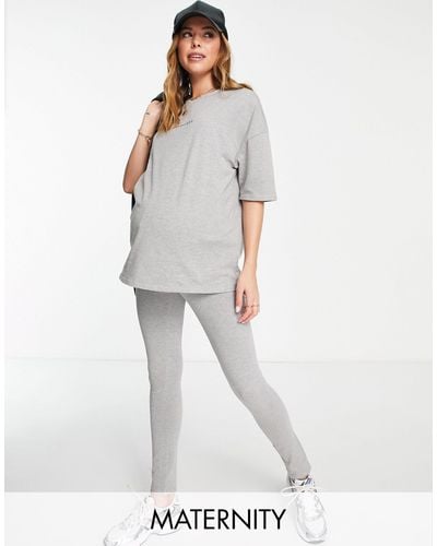 Missguided legging & T-shirt Set - Grey