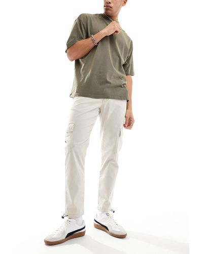 ASOS Pantalones cargo color - Blanco