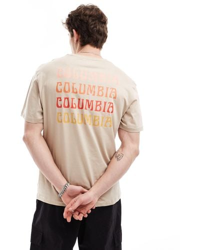 Columbia Unionville Back Print T-shirt - Natural