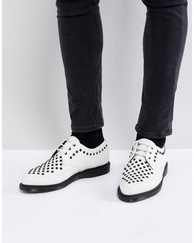 Dr. Martens Willis Studded Creepers - White