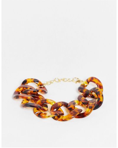 SVNX Chunky Chain Bracelet - Brown